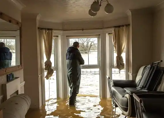 water damage restoration service Waterman